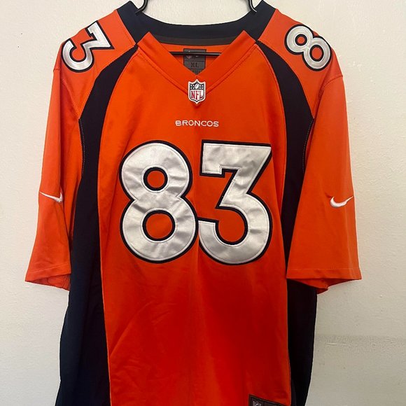 Wes Welker #83 Denver Broncos Super Bowl Nike Jersey XL - Picture 3 of 10